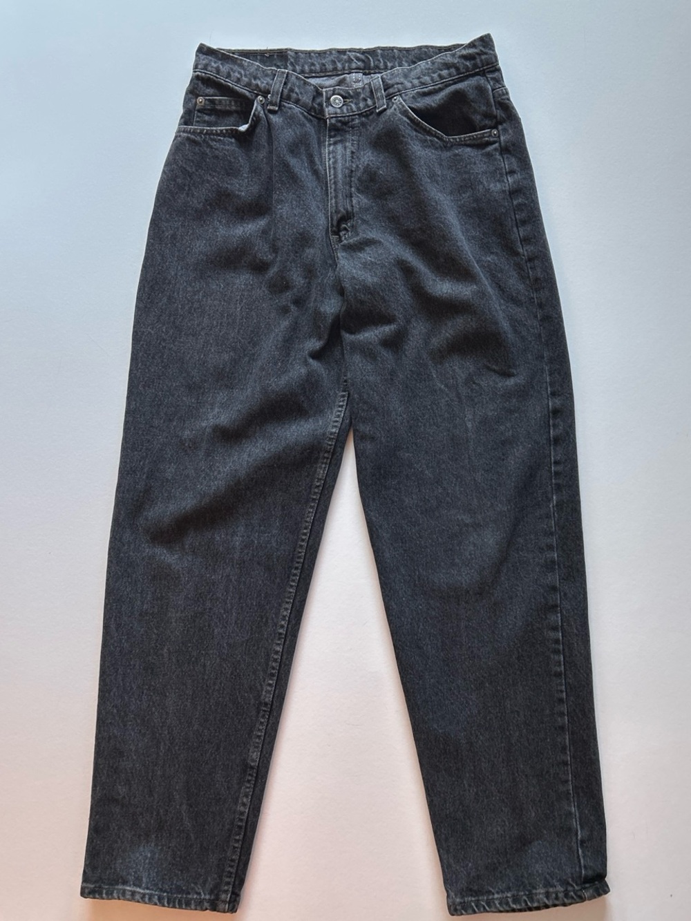 Vintage Y2K Brittania Men's 100% Cotton Black Wash Straight Leg Jeans